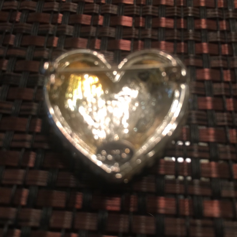 Crystal Heart Pin - Picture 2 of 2